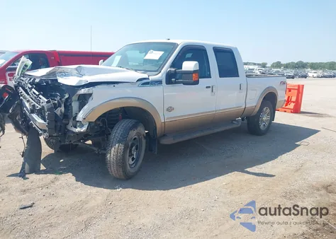 2014 Ford F-250 Lariat z USA, uszkodzony, nr VIN 1FT7W2BT0EEB40821